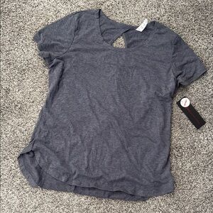 Bally Charcoal Short Sleeve Women's Tee